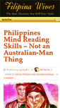 Mobile Screenshot of filipinawives.com.au